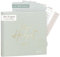 mintkind® Gästebuch Hochzeit Salbei - Hochzeitsbuch mit Fragen, 84 Seiten zum Ausfüllen & Gestalten, inkl. 4 Stickerbögen - Hochzeitsgeschenk für Brautpaar, Hochzeit Deko, Goldene & Silberne Hochzeit