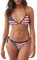 Maillot de bain deux pièces pour femme avec imprimé drapeau américain, noir, XX-Large