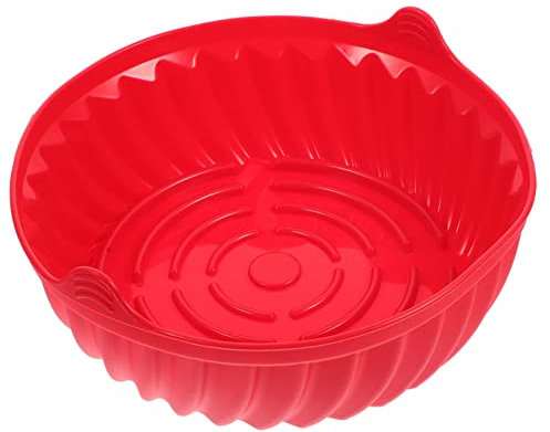 KICHOUSE Tappetino Riutilizzabile in Silicone Per Friggitrice Ad Aria Cuscino Per Alimenti Per Friggitrice Ad Aria Tappetino Antiaderente in Silicone Per Pentole Accessorio Per