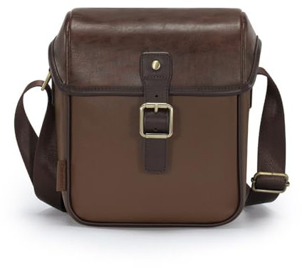 AFGRAPHIC Borsa a tracolla vintage in pelle PU con tracolla regolabile per fotocamera digitale Leica Q3