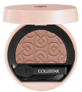 Collistar Impeccabile Ombretto Compatto, Make-up Occhi a Lunga Durata, Texture Morbida e Multi-Finish, Facile da Sfumare, 415 Mocha Matte, 3 g