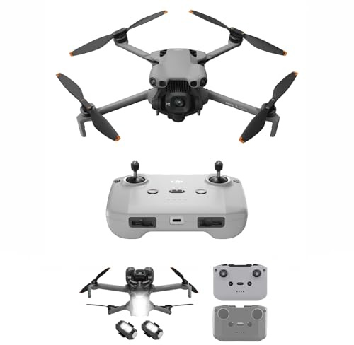 DJI Mini 5 Pro, Ultraleichte Faltbare 4K Drohne Kamera, 1-Zoll CMOS, Omnidirektionale Hinderniserkennung, ActiveTrack 360°, 225°-Gimbal-Rotation, C0 (Lichter *2 + Schutzhülle)