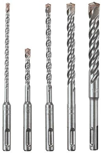 Bosch HCK005 - Juego de brocas para martillo giratorio S4L SDS-plus (5 piezas)