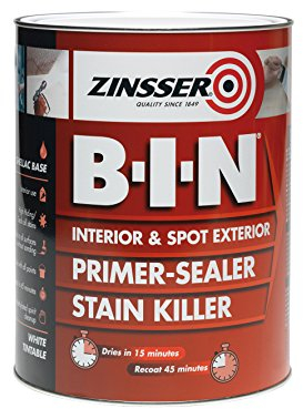Zinsser ZINBIN500 500 ml B.I.N Primer/Sealer Stain Killer Paint