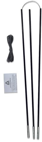 TentSpares - Vango Beta 250 & Beta 350 Fibreglass Tent Pole Repair Kit, Tent Pole Replacement, Tent Poles, Camping Essentials