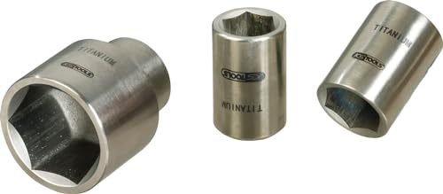 KS Tools 965.3817 3/8 TITANplus Sechskant-Stecknuss, 17mm