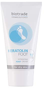 Keratolin Fußcreme Für Serh Trockene Haut mit 10% Urea 50ml Für Ellbogen Und Fersen Von Biotrade