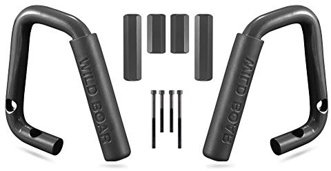 KaTur Front Haltegriff Haltegriff für Jeep Wrangler JK Rubicon Sahara Sport 2007-2017 2/4 Tür massiv Stahl schwarz