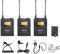 96-Channel UHF Wireless Lavalier Microphone System, Saramonic UwMic9 Omnidirectional Lapel Mic Two Transmitter &One Receiver Compatible with Nikon Canon Sony DSLR Cameras, for Video,Interview,ENG,TV