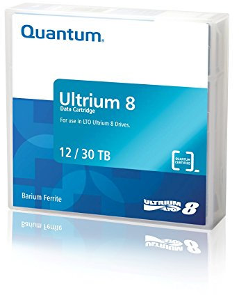 Quantum LTO8 Tape - 12 TB, Schwarz, Tape, 360 MB/s, 10.000 Stunden