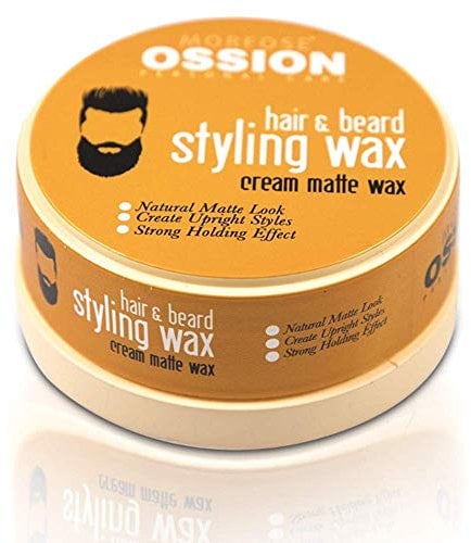 Morfose OSSION Hair & Beard Styling Cream Matte Wax 150ml - Haar & Bart Styling Creme - Matte Textur Wachs - Starker Halt, natürliches Finish, flexibles Styling - Für Alle Haartypen