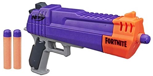 NERF Hasbro E7512EU4 Fortnite HC-E Mega Dart Blaster – Enthält 3 Mega Fortnite Darts – Für Kinder, Jugendliche und Erwachsene
