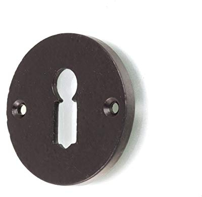 Antikas - Rosace de serrure comme ferrure de porte antique, rosace pour serrure de porte de chambre