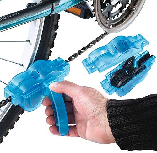 Burwells Bike Chain Cleaning Brush Cleaner Chain Scrubber Quick Clean Dirt Removal Tool For All Types of Racing Mountain Bicycle Cycling