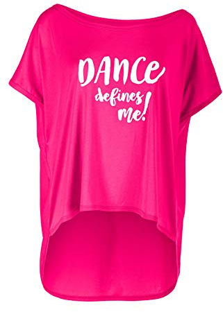 Winshape Damen Ultra leichtes Modal-Shirt MCT017 Defines me, Dance Style T, deep-pink, S