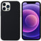THBY Coque pour iPhone 12 Pro Max, Silicone Liquide Fine Originale Étui Ultra Slim Gel Antichoc Case avec Tissu Microfibre Coussin Coque pour iPhone 12 Pro Max. (Noir, pour iPhone Pro Max)