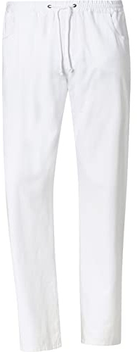 Jan Vanderstorm Herren Schlupfjeans Daan Denim | Elastikbund | 100% Baumwolle | große Größen L-7XL weiß, 2XL (XXL) - 30