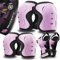 SKATEWIZ Rodilleras Patines Adulto - Rodilleras Skate, Protecciones Patines - Patines Adulto, Protecciones Patines Adulto - Rodilleras y Coderas - Impact Talla M Rosa Negro