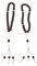 2Pcs Muslim Muslim Tasbih Islam Gebet Muslimische Gebetskette 33 Perlen Tasbih Armbänder Meditation Rosenkranz Schmuck für Islamische Frauen Männer
