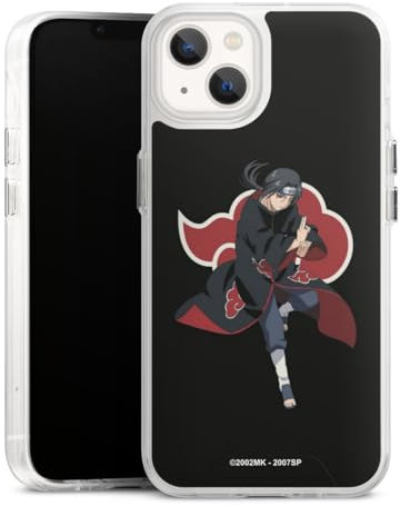 DeinDesign Handyhülle kompatibel mit Apple iPhone 13 Bumper Case Schutzhülle Itachi Uchiha Offizielles Lizenzprodukt Naruto Shippuden