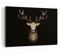 Wandbilder Dekoration Wohnzimmer Geometrisch Hirsch Modern Bilder auf Leinwand 120x80cm Leinwandbild Schlafzimmer Küche Deko Wand Kunstdruck Art Groß XXL Wanddeko Bild Wall Decor Canvas AA120x80-4215