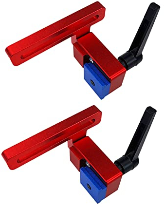 2 Stück 30 Typ Gehrungsschienen Stop, Führungsschiene Stop für T-Nut T-Schienen, 30mm Gehrungsschienenanschlag, Gleitstopper für Holzbearbeitung