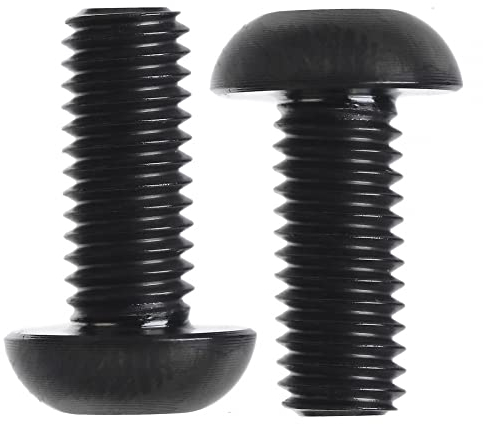 DONGKER 2PCS Bike Water Bottle Cage Bolts, M5 X 12mm Bike Screw Inner Rack Hexagon Stainless Steel Screws for MTB Road Bike