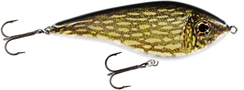 Westin Swim Glidebait 10cm 31g Low Floating Jerkbait, Farbe:Real Pike