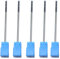 URPIZY 5 fresas de metal duro, 4 flautas, fresadoras en espiral, fresadoras CNC de 3 mm de diámetro x 100 mm de longitud, herramienta de fresado de grabado, accesorios