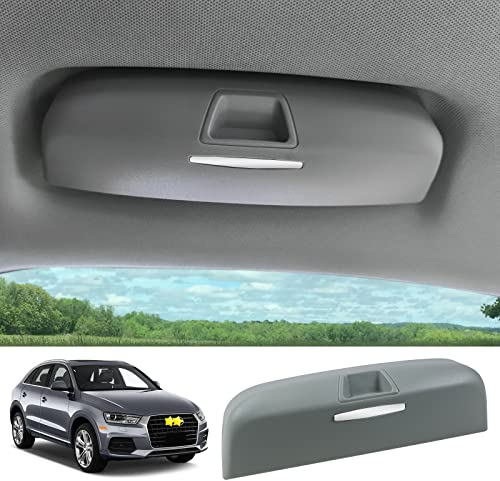 SKTU Custodia per Occhiali da Sole Compatibile con A*u*di A3 A4 A5 A6 C7 Q3 Q5 Q7 Materiale ABS Grigio