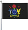 Wappen der Cookinseln, doppelseitige Flagge, 9,1 x 1,5 m, Rasen, Balkon, Veranda, Party, geeignet für jedes Wetter im Freien