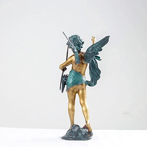 ZEDARO Bronze Amor Eros Bronze Amor Skulptur nackte Engel Statue Wohnkultur Innendekoration Geschenke Decorate