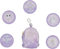 Beckmann, Mini Rucksack mit Buttons Unicorn Princess Purple, Klettverschluss, Grundschule, 1. Klasse Zubehör, Purple