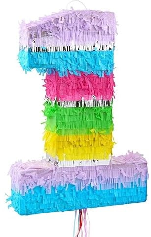 Godan Pinata Zahl 1 bunt Pastell