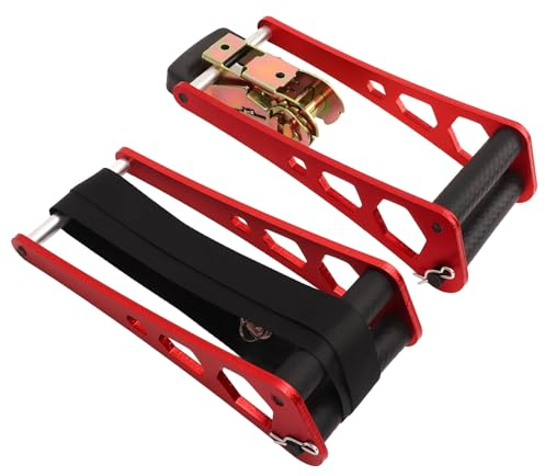 Dilwe Tragbare Bogenpresse Im Ratschenstil, Compound-Bogenpresse aus Aluminiumlegierung, Saitenwechsler, Breite Anwendbarkeit, Zeitersparnis (Rot