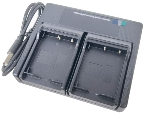 USB Dual Battery Charger For Fuji NP-W126S NP-W126 BC-W126 FinePix HS30EXR HS33EX X100F X100V X-A5 X-A10 X-E3 X-ES2 X-H1 X-M1 X-Pro1 X-Pro2 X-T2 X-T3 X-T10 X-T20 X-T30 X-T100 Camera