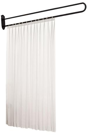 Raumteiler Trennwand, Paravent Raumtrenner Kommerzielles Spa Trennwand Sichtschutzvorhang, Hängender Raumteiler Für Schönheitssalon Massageraum Nagelstudio Und Tattoo Studio – Wandmontage (Color : Wh