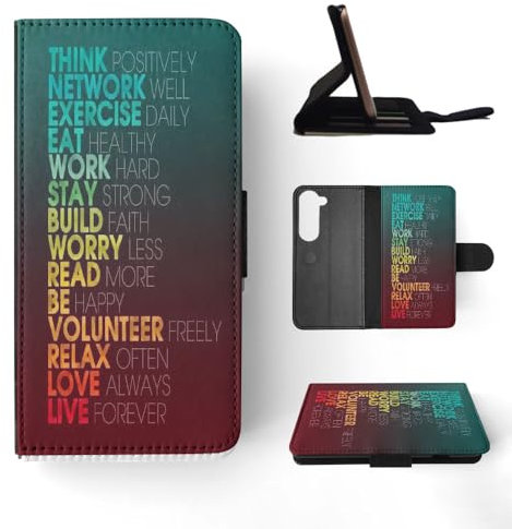 Schutzhülle für Samsung Galaxy S23, Motiv: lustige motivierende Zitate