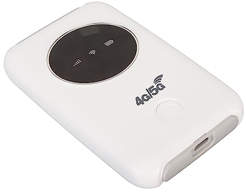 Mobile Router with SIM Card Slot, 4G LTE USB Mini Pocket Mobile Hotspot Travel Router 300Mbit Unlocked 5G WiFi 3200mAh, Portable WiFi for Home and Travel
