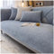 NUODWELL Weicher Chenille Sofabezug für 1/2/3/4-Sitzer, Sofabezug Ecksofa L Form, Rutschfester Sofa Überzug, waschbarer Möbelschutz für Wohnzimmer (Blaugrau, 90 x 180 cm)