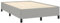 vidaXL Cadre de lit sans Matelas Gris Clair 120x190 cm Tissu