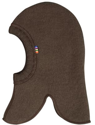 Joha Baby Kinder Mädchen Jungen Schalmütze Merino-Wolle, Größe:54, Farbe:braun