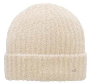 OPUS Damen Mütze | Strickmütze APETTI mit flauschiger Textur ivory, 0