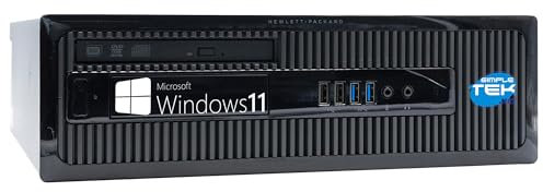 SIMPLETEK - Computer Fisso SFF Desktop PC i7 | Windows 11 Pro | 8GB RAM | 240GB SSD | DVD-RW CD | RS232 (Ricondizionato)