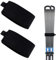Correas de esquí Ajustables, 6 Piezas Correas de esquí Sujetadores de Correas de esquí Envolturas de esquí Ajustables Sujetadores de esquí de EVA Bandas de esquí con Almohadillas Protectoras