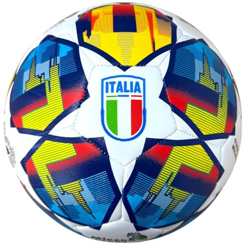 Mikado Sport Pallone Calcio Italia. Palla Calcio Coppa. Modello Campione. (Misura 5 - Grande) (città)