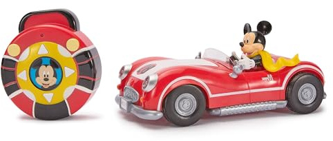 Disney Store Official Mickey Mouse Remote Control Car – Mickey and the Roadster Racers Toy with Lights & Sounds