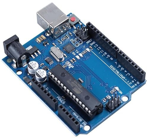 Titistpy Placa R3 para Arduino IDE con cable USB y cabezal de pin de 2,54 mm ATmega328P