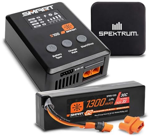 Spektrum SPMXPSS315I Smart Powerstage Bundle 1300mAh 3S 30C LiPoIC2 - S100 Lader
