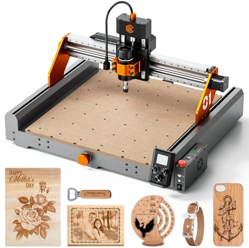 Artsian 01 CNC Router Machine 12000 RPM 300W GRBL Control 3 assi Incisione 0,1 mm Precisione mandrino Interruttore di modalità laser Intervallo di lavoro industriale 16,53 '' x 16,53 '' x 3,54